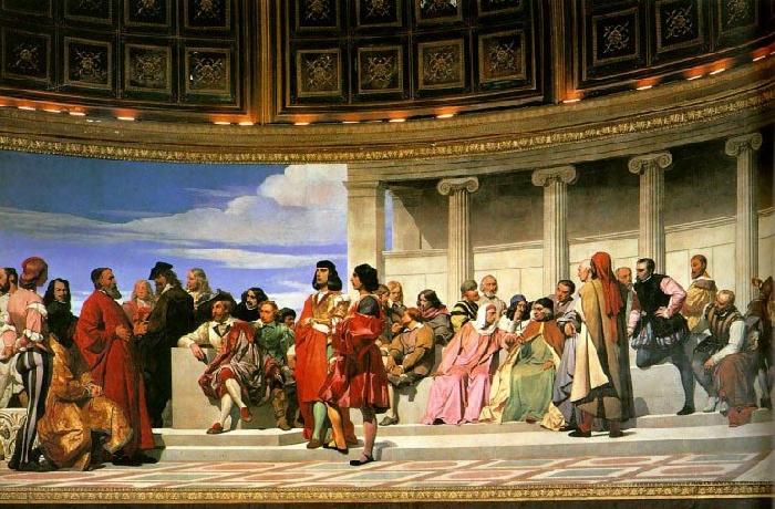 Paul Delaroche Hemicycle des Beaux-arts oil painting image